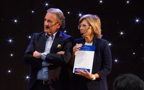 Ernesto Sirolli riceve il premio ated Digital Night