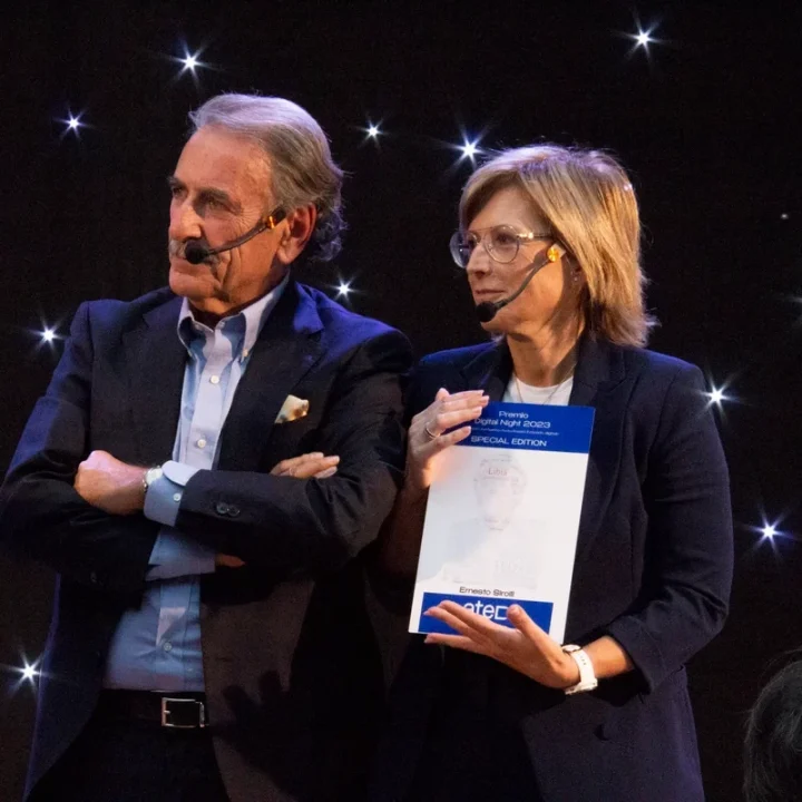 Ernesto Sirolli riceve il premio ated Digital Night